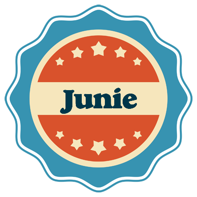 Junie labels logo