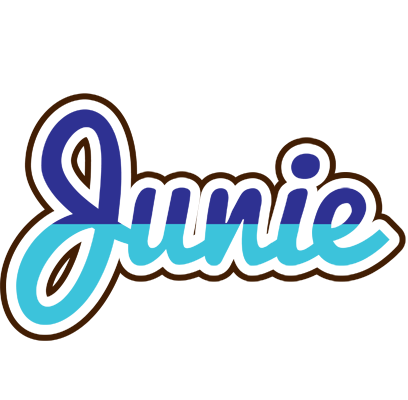 Junie raining logo