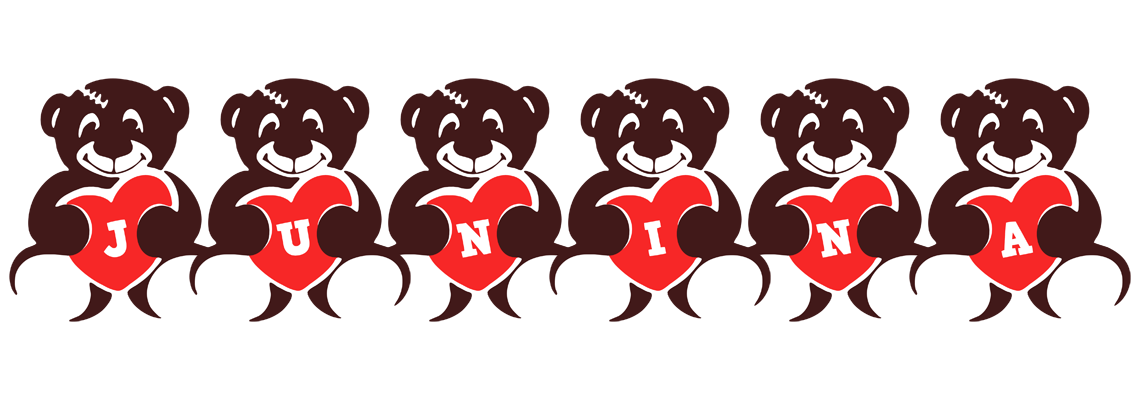 Junina bear logo