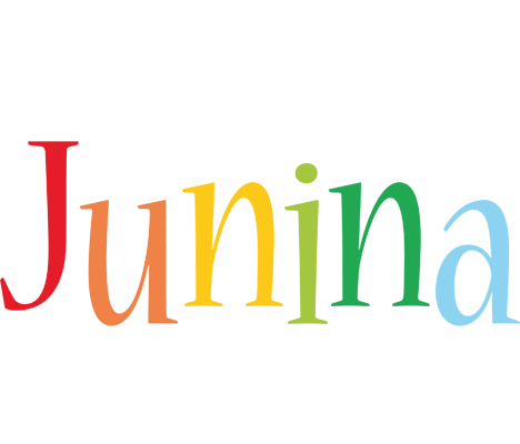 Junina birthday logo