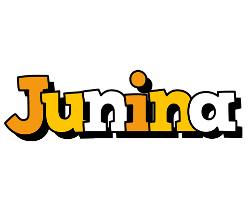 Junina cartoon logo
