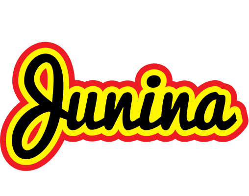 Junina flaming logo