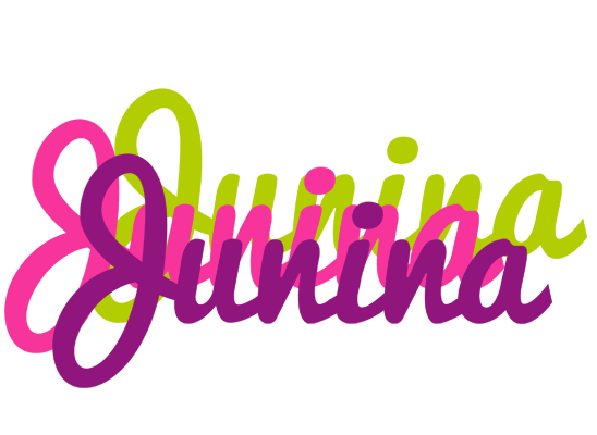 Junina flowers logo