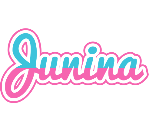 Junina woman logo