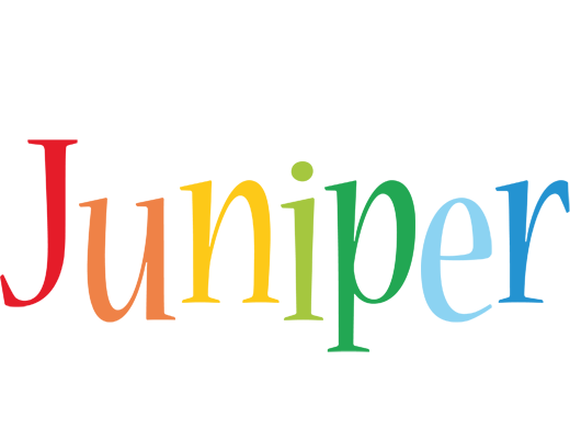 Juniper birthday logo