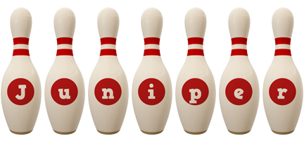 Juniper bowling-pin logo