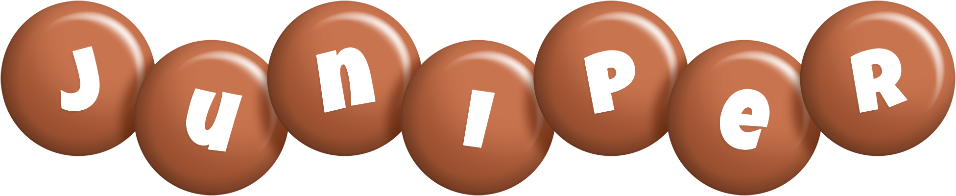 Juniper candy-brown logo