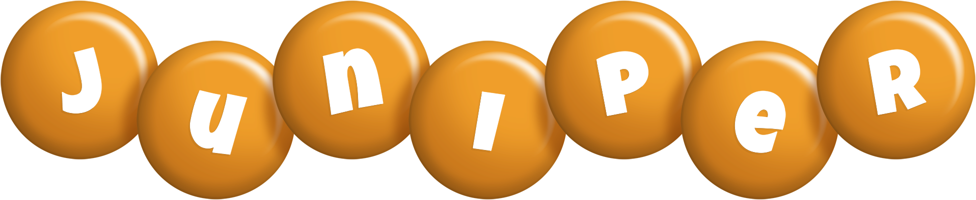 Juniper candy-orange logo