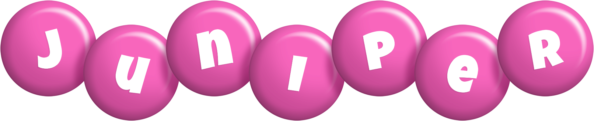 Juniper candy-pink logo