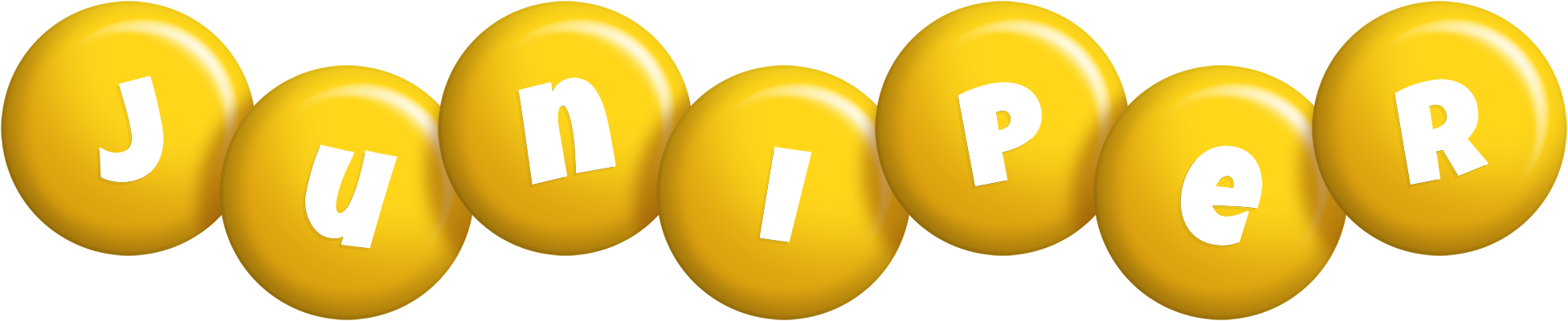 Juniper candy-yellow logo