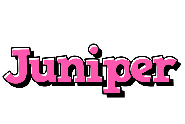 Juniper girlish logo