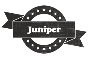 Juniper grunge logo