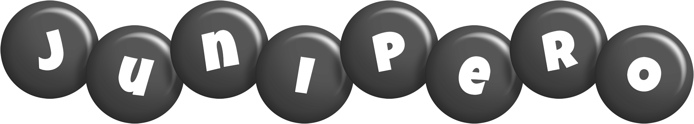 Junipero candy-black logo