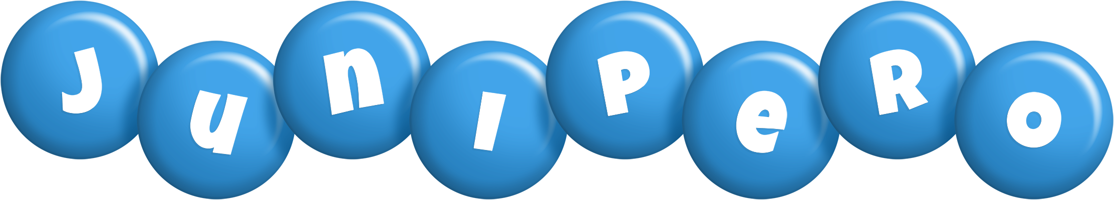 Junipero candy-blue logo