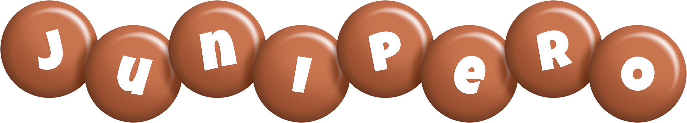 Junipero candy-brown logo