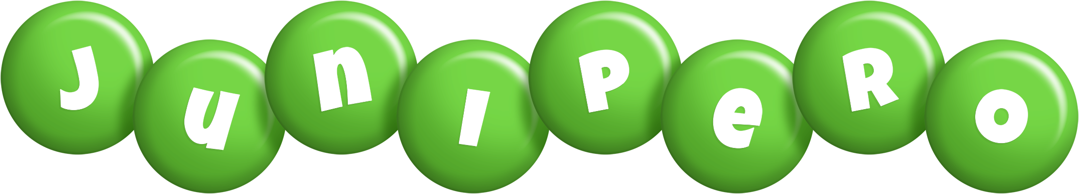 Junipero candy-green logo