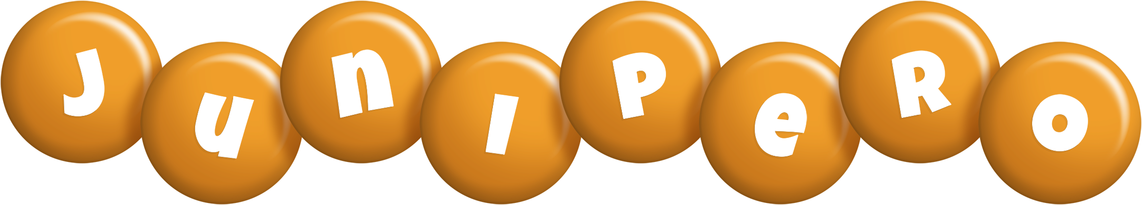 Junipero candy-orange logo