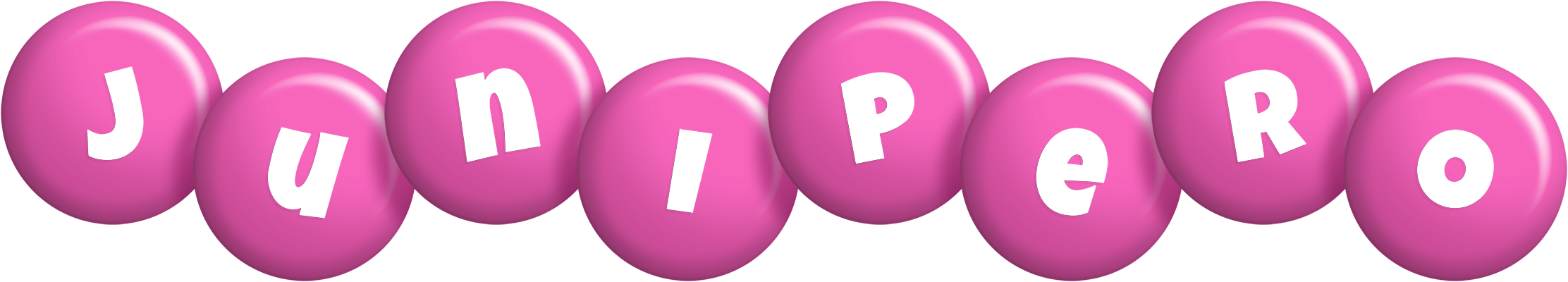 Junipero candy-pink logo