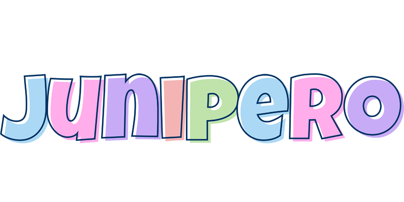 Junipero pastel logo