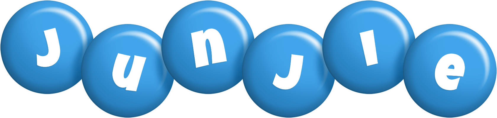 Junjie candy-blue logo