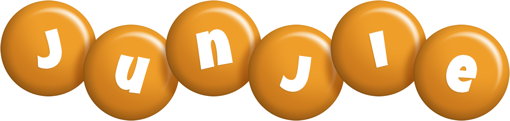 Junjie candy-orange logo