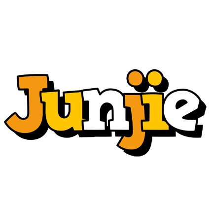 Junjie cartoon logo