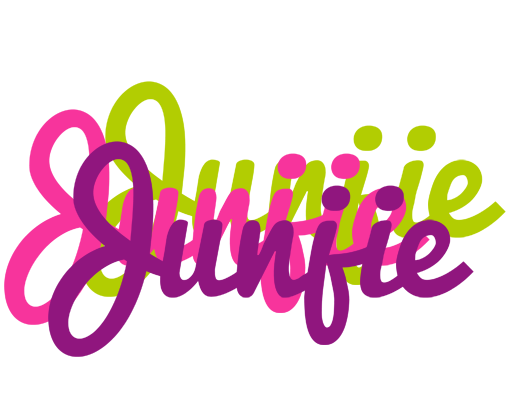 Junjie flowers logo