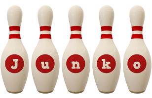 Junko bowling-pin logo