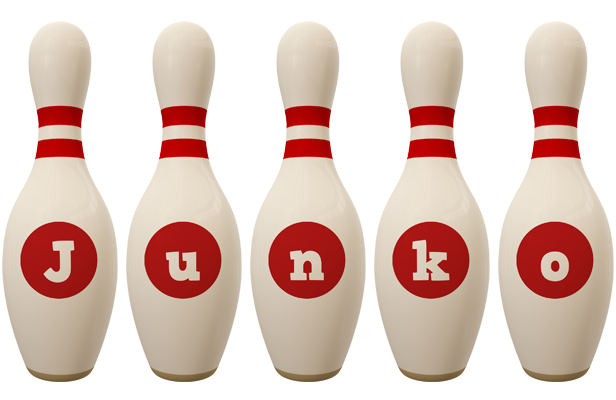 Junko bowling-pin logo