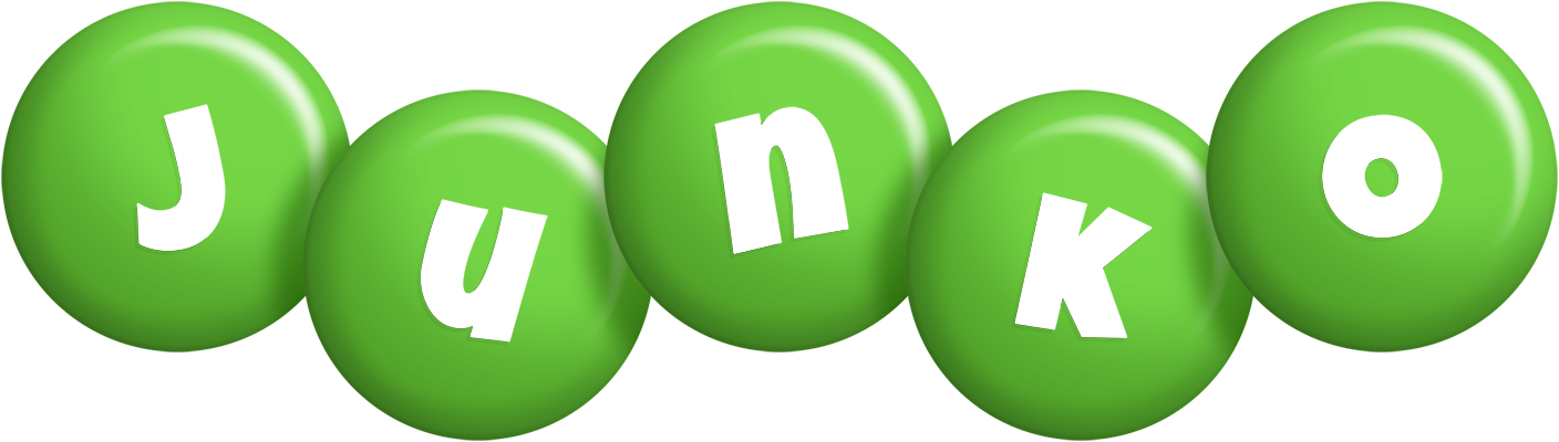 Junko candy-green logo
