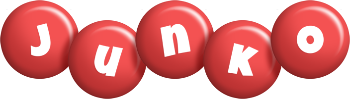 Junko candy-red logo
