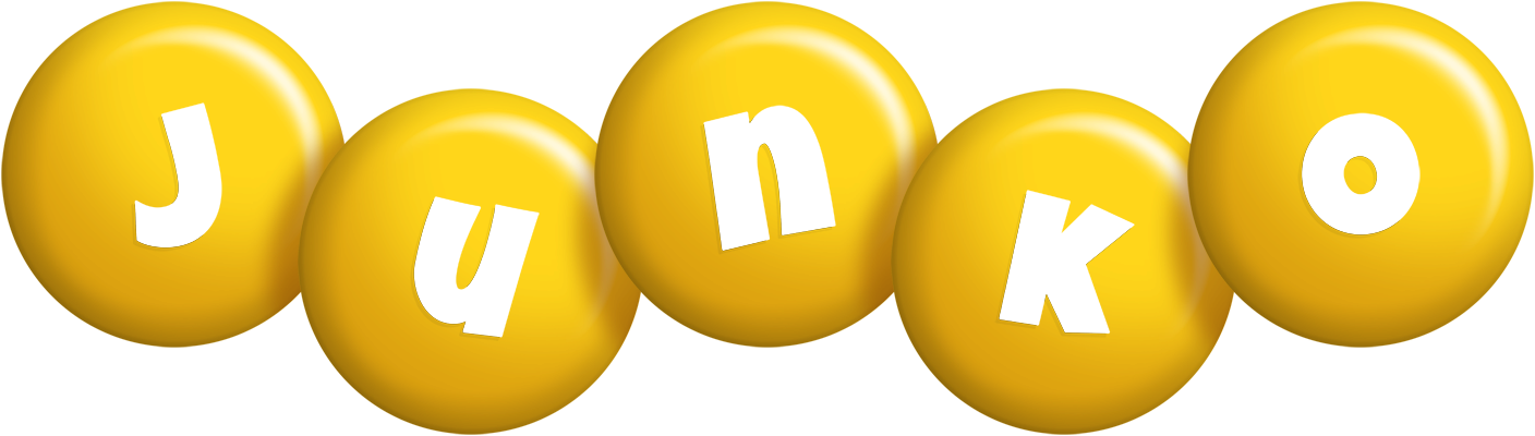 Junko candy-yellow logo