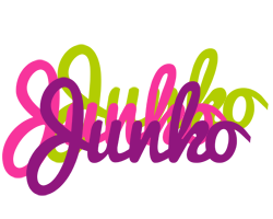 Junko flowers logo