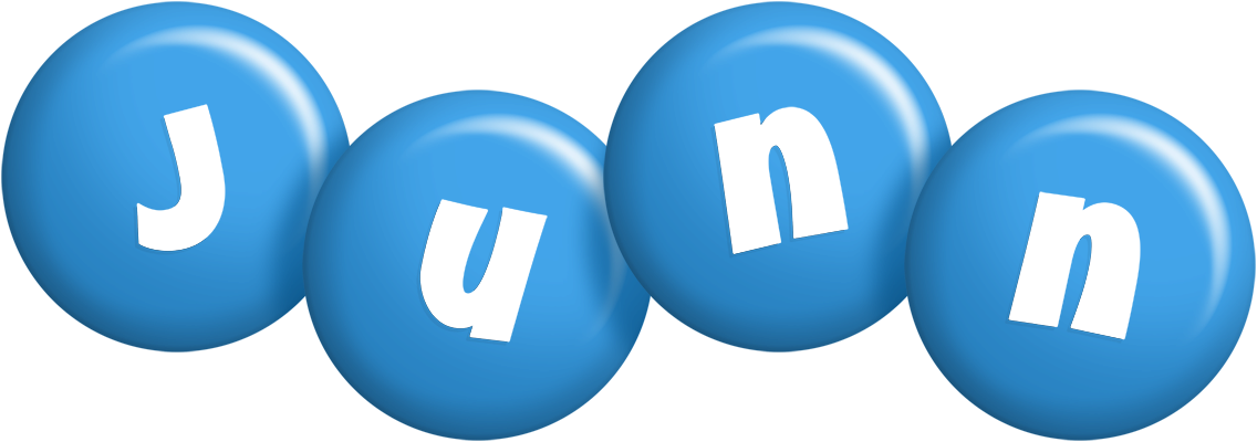 Junn candy-blue logo