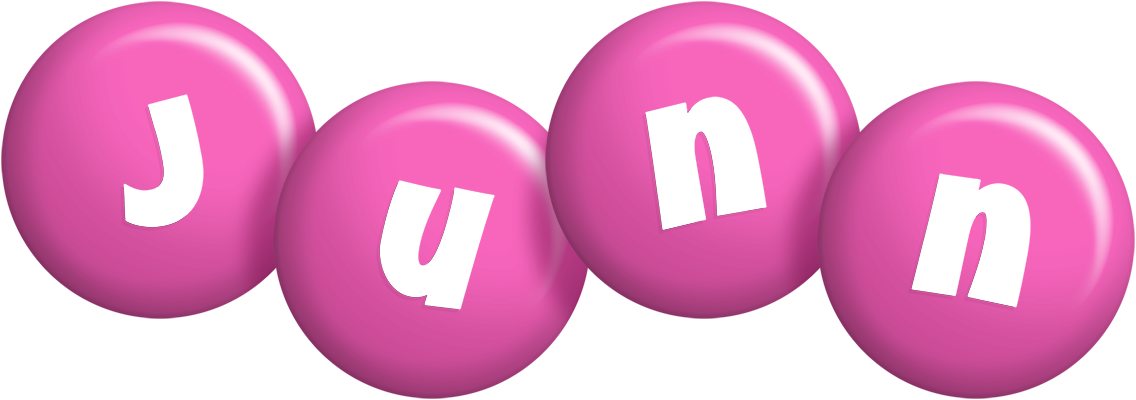 Junn candy-pink logo