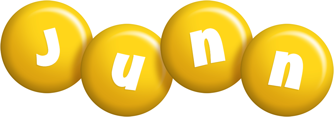 Junn candy-yellow logo