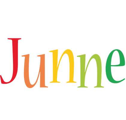 Junne birthday logo