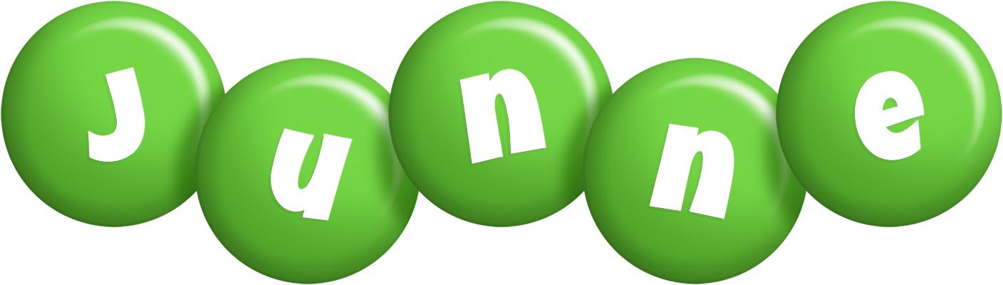 Junne candy-green logo