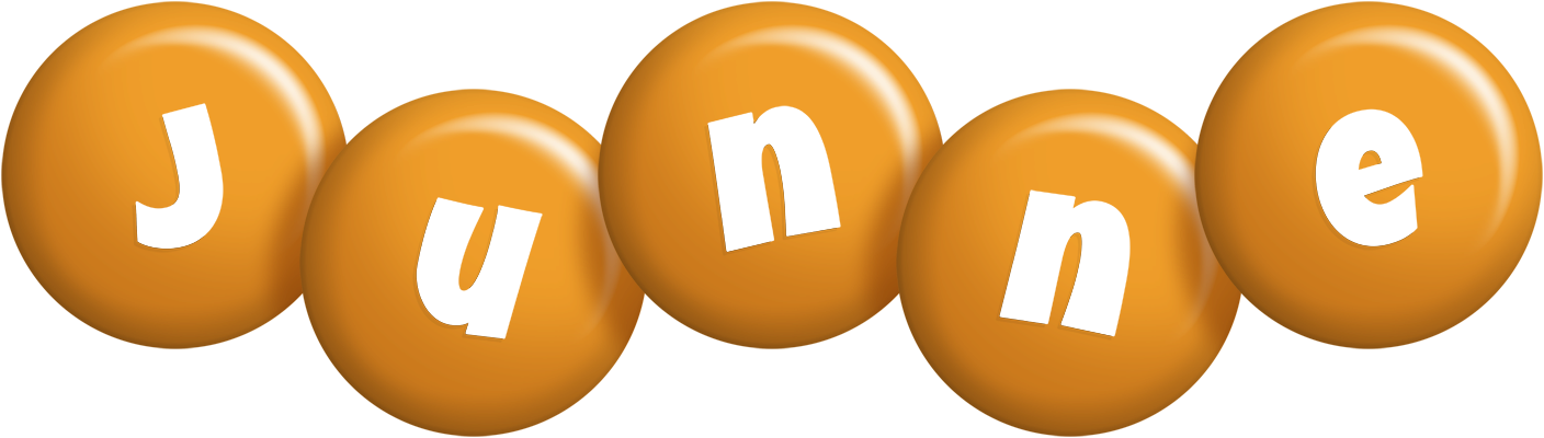 Junne candy-orange logo