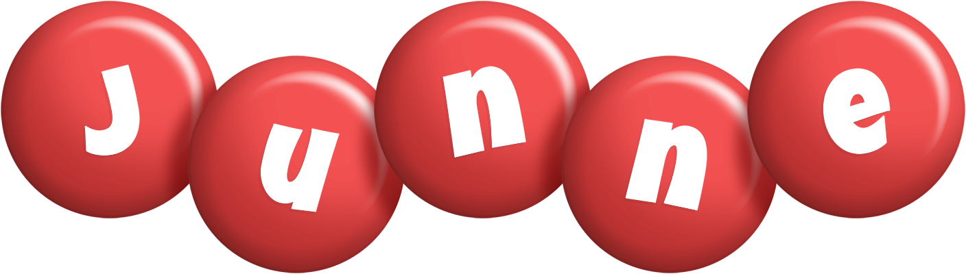 Junne candy-red logo
