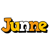 Junne cartoon logo