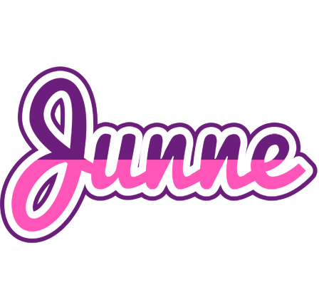 Junne cheerful logo