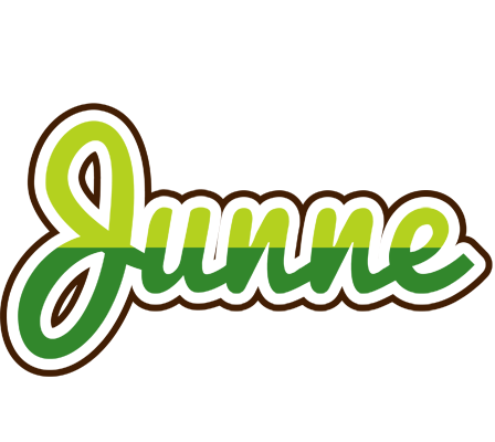 Junne golfing logo