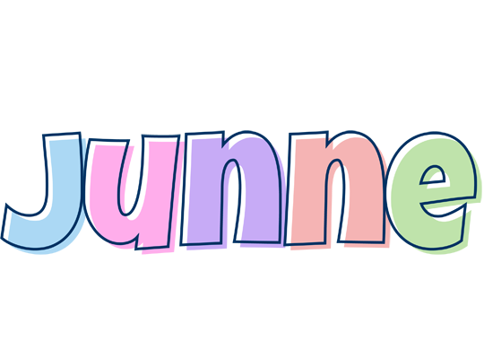 Junne pastel logo