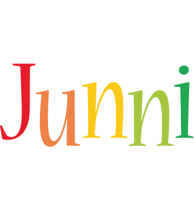 Junni birthday logo