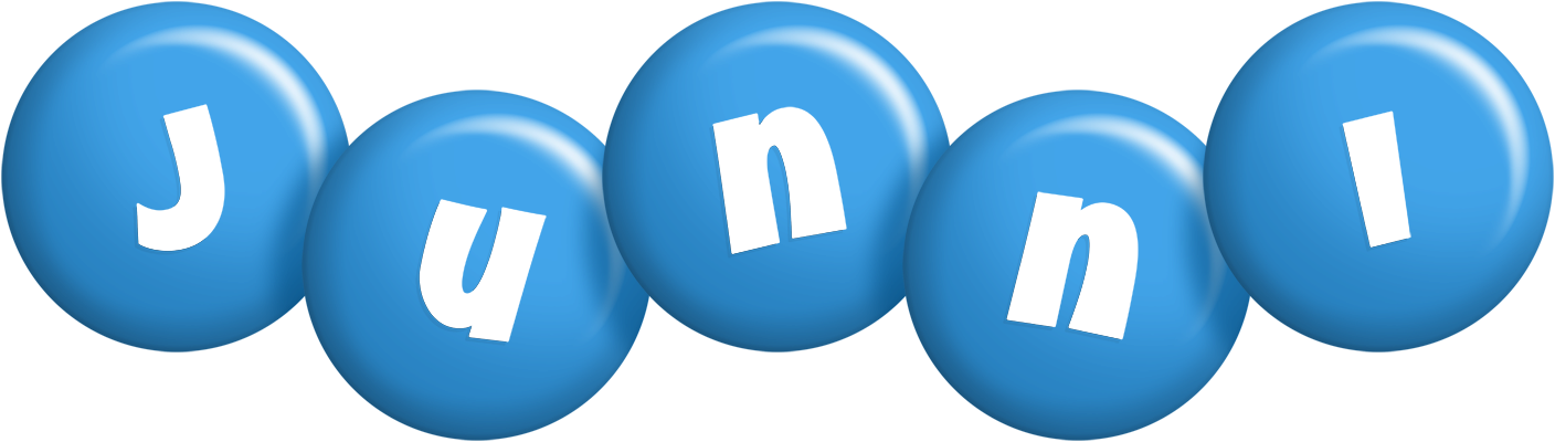 Junni candy-blue logo