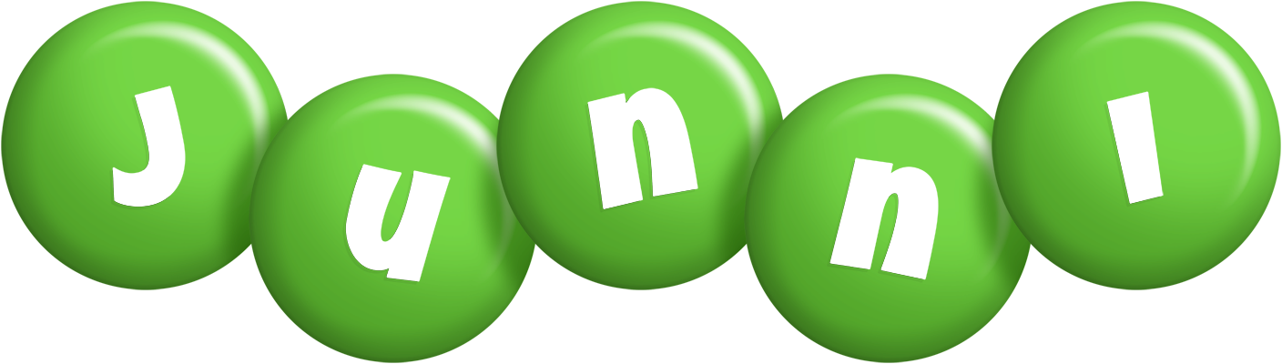 Junni candy-green logo