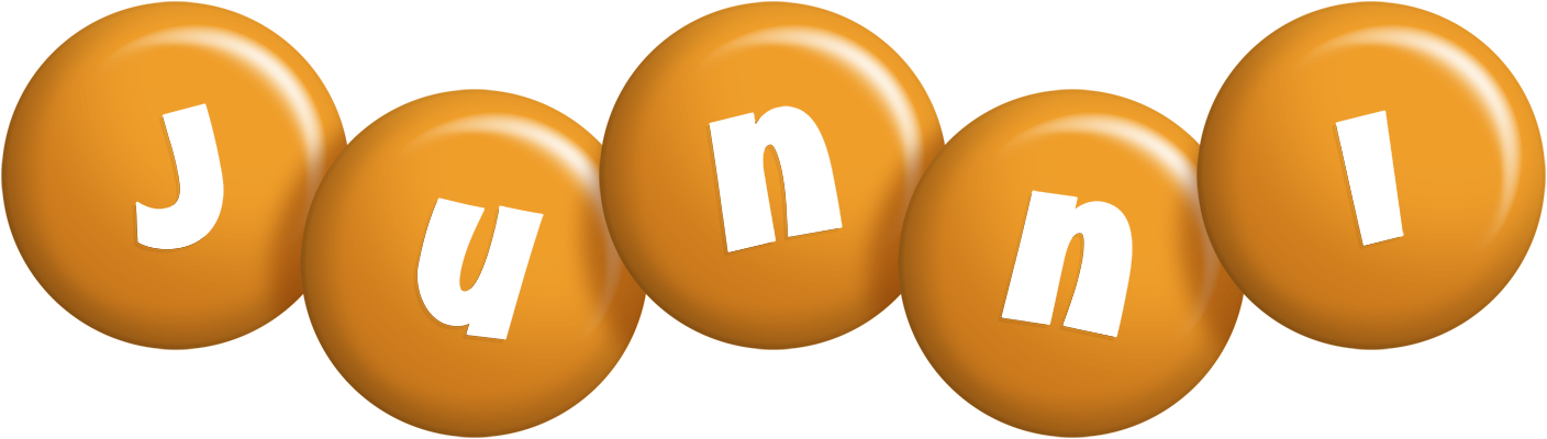 Junni candy-orange logo