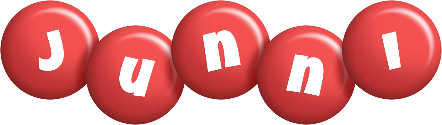 Junni candy-red logo