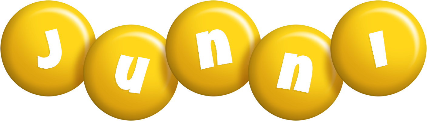 Junni candy-yellow logo